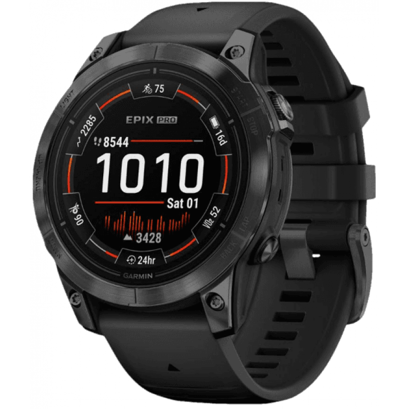 Garmin epix (Gen 2) Sapphire Black Titanium / Black Band