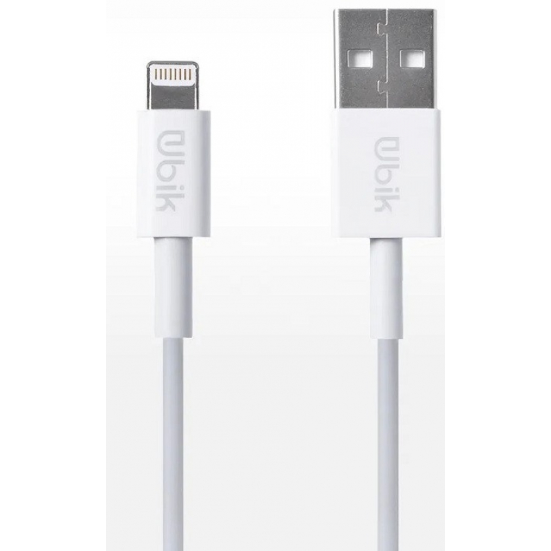 Кабель Ubik USB/Lightning UL13 White (1M)