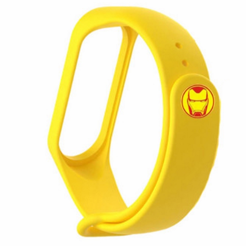 Ремешок для Mi Band 4 Iron Man Yellow