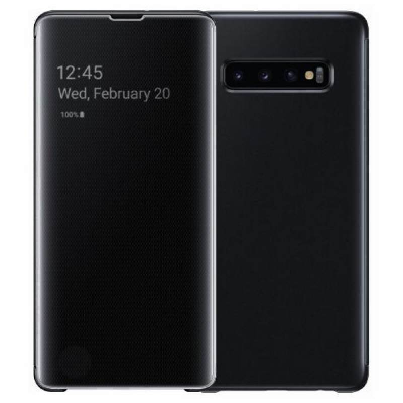 Чехол Galaxy S10e LED View Cover Black Black (Черный)