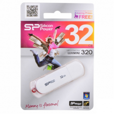 USB Накопитель Silicon Power LuxMini 320 32GB White