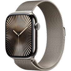 Apple Watch 10 42mm Steel Natural Milanese Loop / Titanium Case