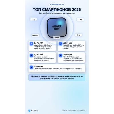 Топ смартфонов 2026 года: Подробное руководство для покупки на распродажах