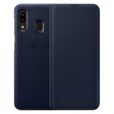 Чехол-книга Galaxy A20 Wallet Cover Black