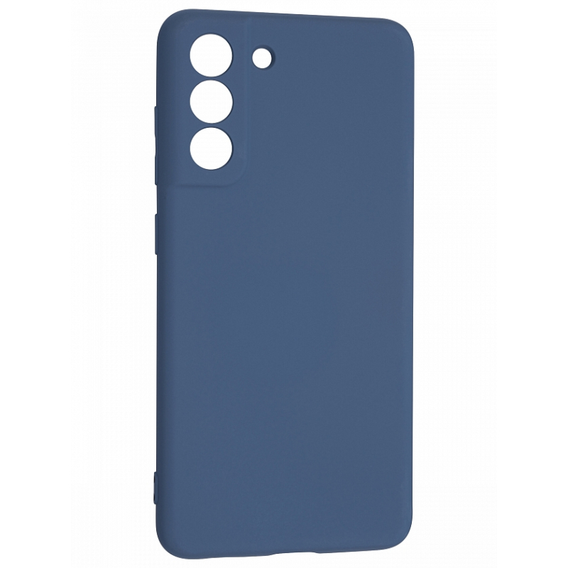 Чехол Galaxy S21 FE Silicone Cover 360 Dark Blue Blue (Синий)